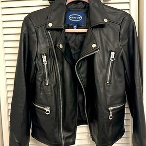 Black Vegan Leather Jacket